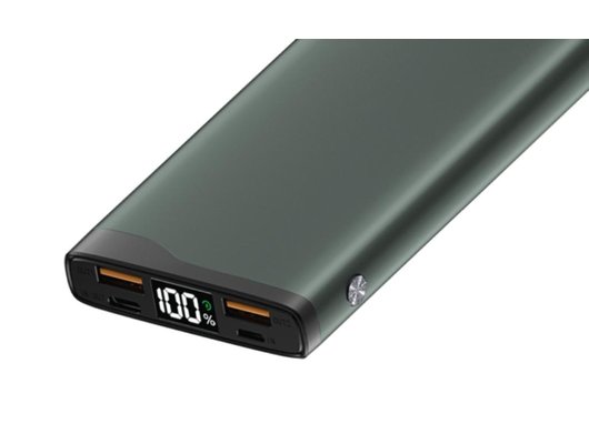 Внешний аккумулятор OLMIO QL-10, 10000mAh, gray